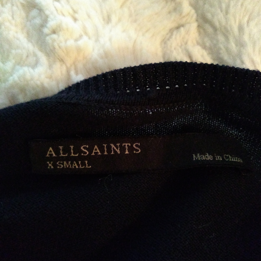 EUC Allsaints silk cotton dress